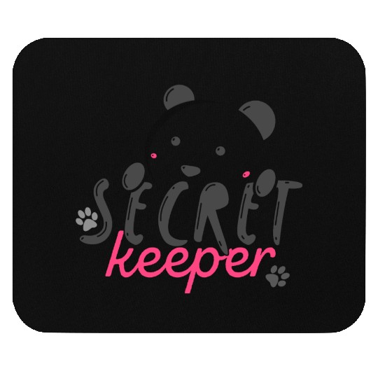 Teddy bear secret keeper Mouse Pads
