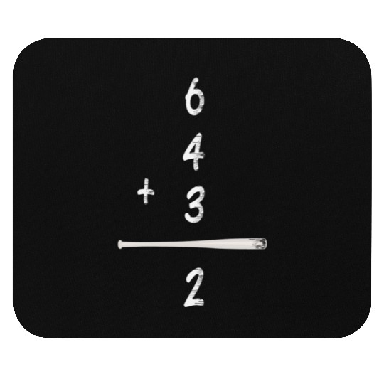 Baseball Math 6 4 3 2 Double Play Cute Mouse Pads Softb