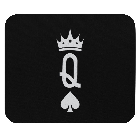 The queen of spades novelty poker player gift Mouse Pads