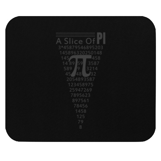 A Slice Of Pi Pizza Math Nerd Mouse Pads
