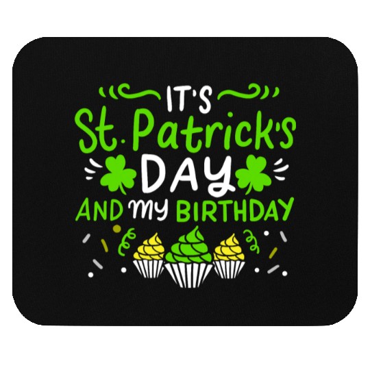 Birthday St. Patrick's Day Mouse Pads