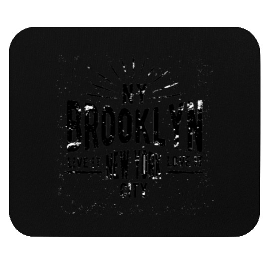 Distressed, Brooklyn, New York, City, NYC, Design Mouse Pads
