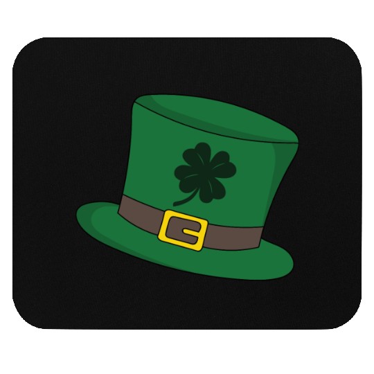 Irish cylinder with cloverleaf for St. Patricksday Mouse Pads