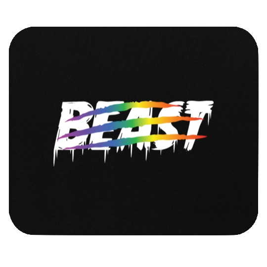 Matching Lesbian Couple Beauty & Beast Part1 Mouse Pads