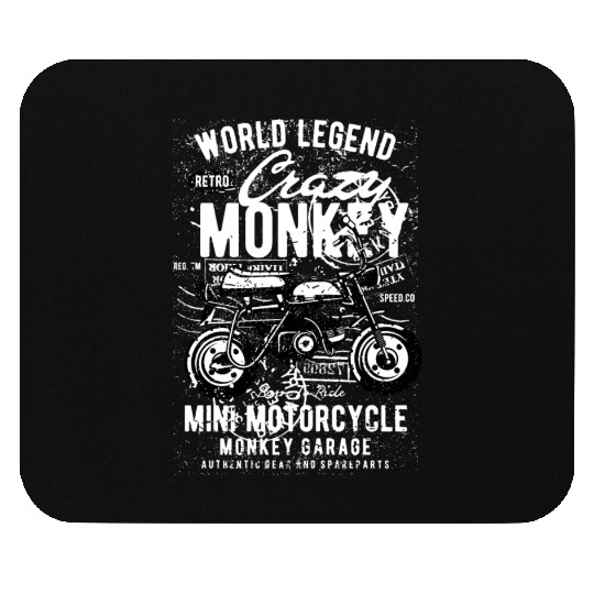 Crazy Monkey Mouse Pads