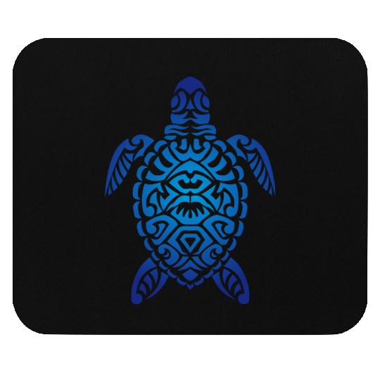 tribal turtle Mouse Pads