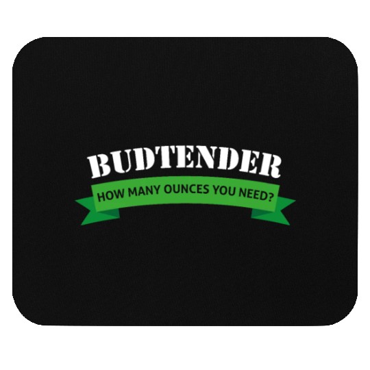 Budtender Design Hemp Dispensary Medical Marijuana Mouse Pads