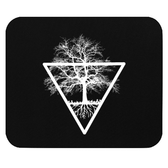 Witch Earth Triangle Symbol Mouse Pads