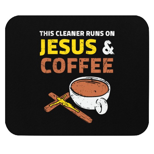 Cleaner Clean Cleaning Lady Man Housekeeping Gift Mouse Pads