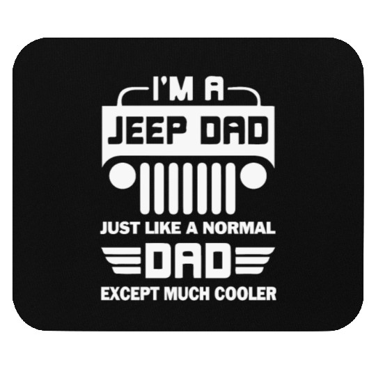 Jeep Dad Offroading Cool Father Gift Mouse Pads