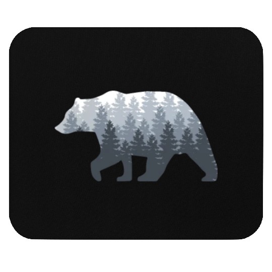 Bear Forest Nature Woods Mouse Pads