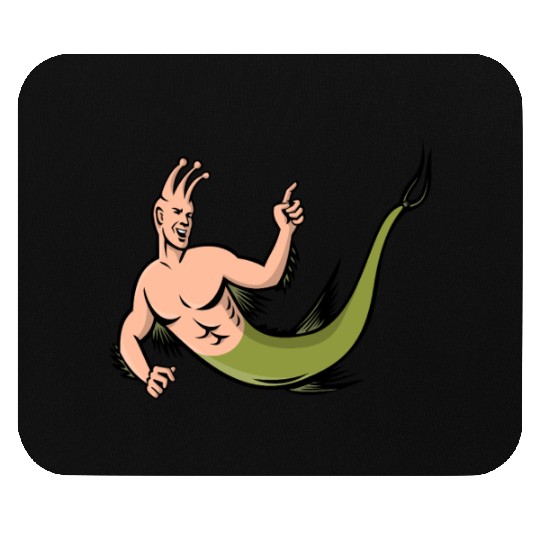 Sea Monkey Pointing Mascot Mouse Pads