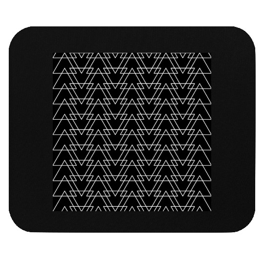 Triangle Black White Mouse Pads
