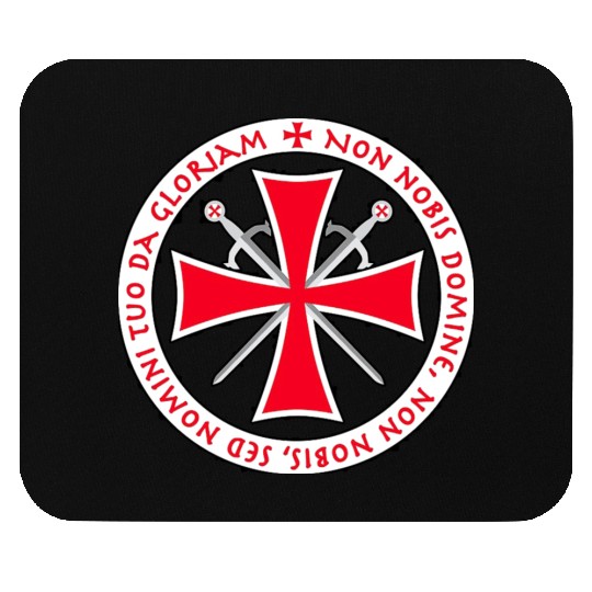 Knights Templar Cross Seal Mouse Pads