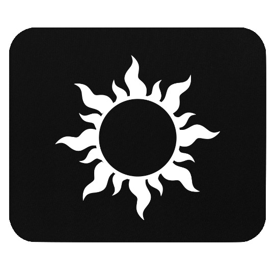 Mask - Sun (Solar Eclipse) Mouse Pads