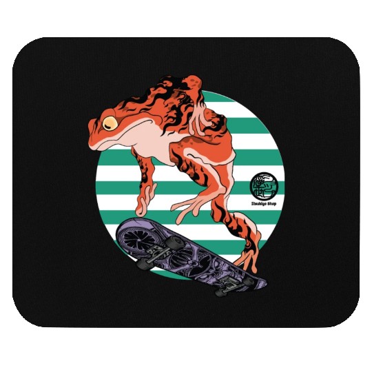 Skating frog Mouse Pads