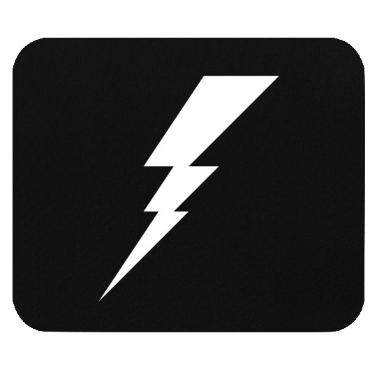 Lightning Bolt Geometric Vector Shape Mouse Pads