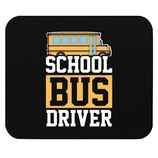Bus Driver School Bus Mouse Pads