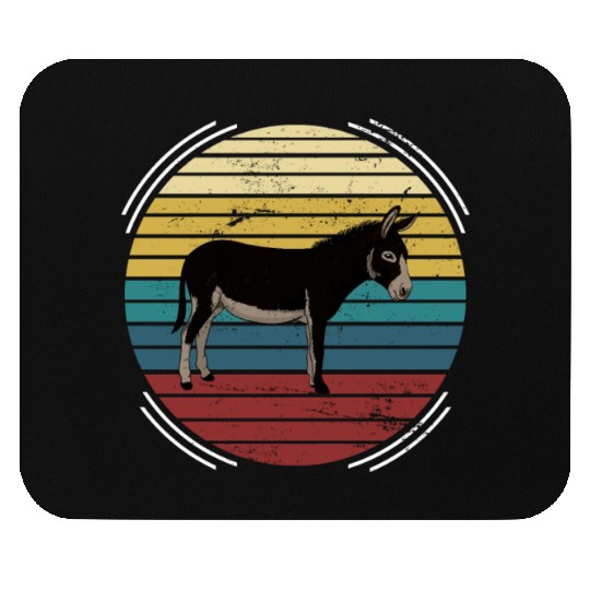 Retro donkey Mouse Pads