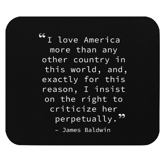 James Baldwin on America Mouse Pads