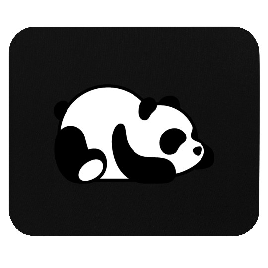 lazy panda Mouse Pads