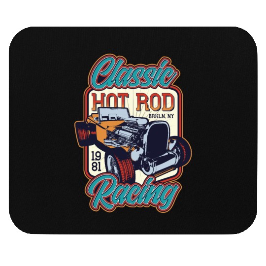 Classic Hot Rod Racing Mouse Pads