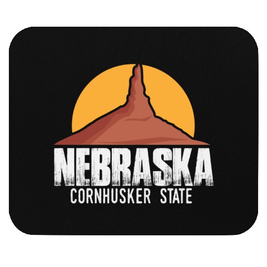 Nebraska State | USA America States Chimney Rock Mouse Pads