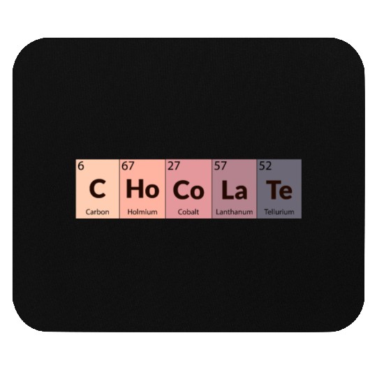 Chocolate Lover Periodic Table Chemistry Science Mouse Pads