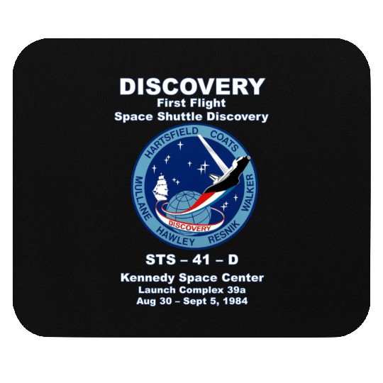 NASA Space Shuttle STS-41-D Vintage Crew Mouse Pads
