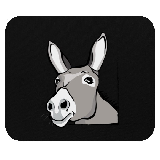 Funny Donkey House Donkey Farm Animal Gift Mouse Pads