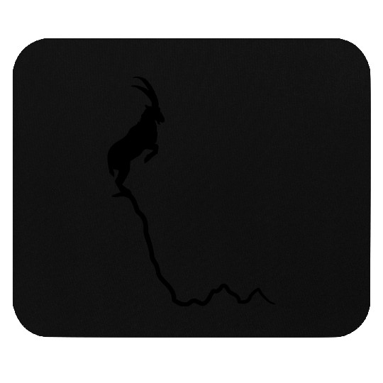 Mountain ibex, mountain goat Mouse Pads