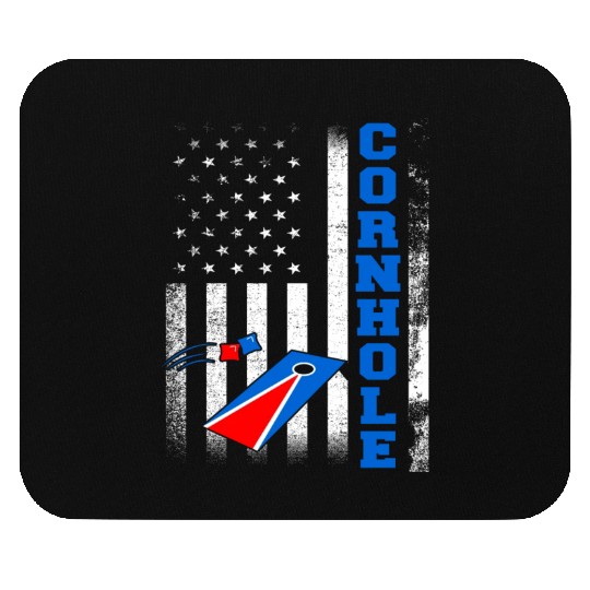 Cornhole Flag US American USA Player Game Bags Mouse Pads