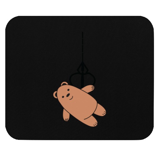 Teddy bear claw machine Mouse Pads