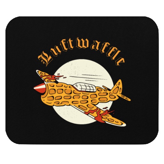Luftwaffle Waffle Military Aircraft Pilot Mouse Pads