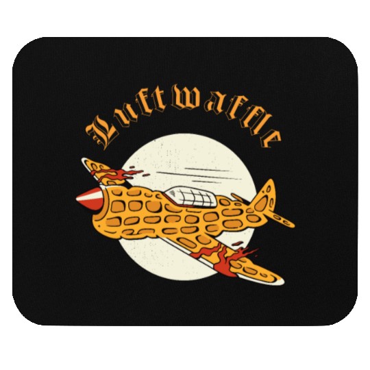 Luftwaffle Waffle Military Aircraft Pilot Mouse Pads