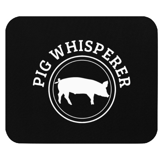 Pig Whisperer Farmer Farming Mouse Pads