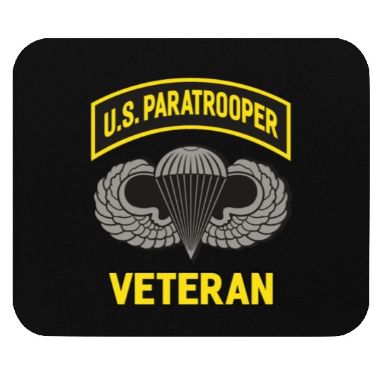 Us Paratrooper Airborne Division Army Veteran Mouse Pads
