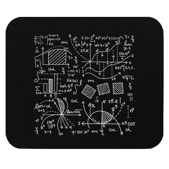 Mathematic Problems Funny Math Teacher Mouse Pads