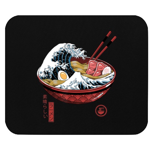 Great Ramen Wave Mouse Pads