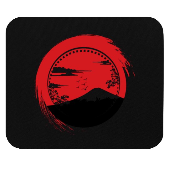 Japan Volcano Mouse Pads