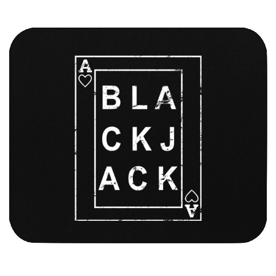 Vintage BlackJack Ace Of Hearts Twenty One Gift Mouse Pads