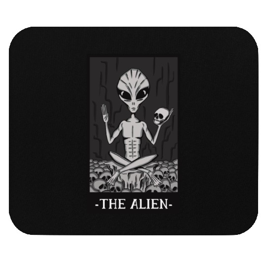 The Alien Tarot Card Mouse Pads