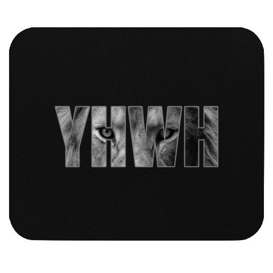 YHWH Yahweh God Lion Gift Mouse Pads