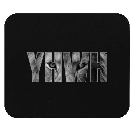 YHWH Yahweh God Lion Gift Mouse Pads