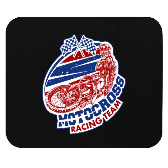 Motocross Racing Team Mouse Pads
