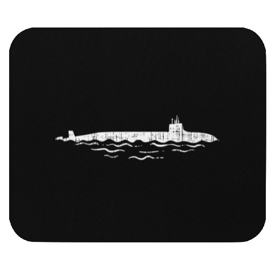 US Navy Submarine Vessel Vintage Submariner Mouse Pads