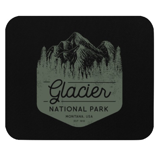 Glacier National Park Hiking Montana Mouse Pads