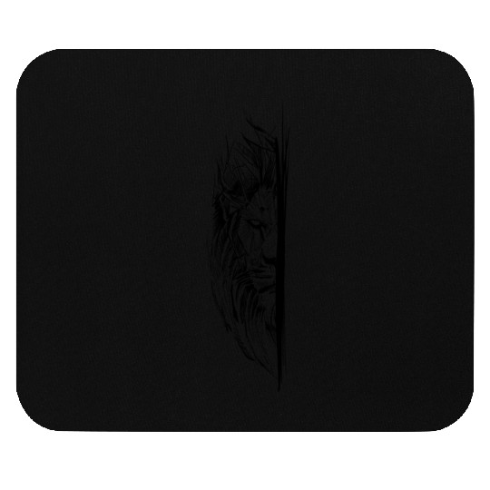 Sketch Lion Mouse Pads