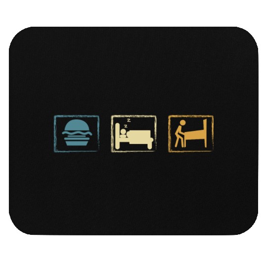 Retro Pinball Eat Sleep Pinball Mouse Pads