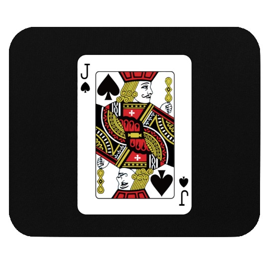 Jack Of The Spades Playing Card Poker Mouse Pads